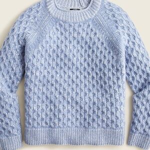 J. Crew Honeycomb cashmere rollneck sweater XL